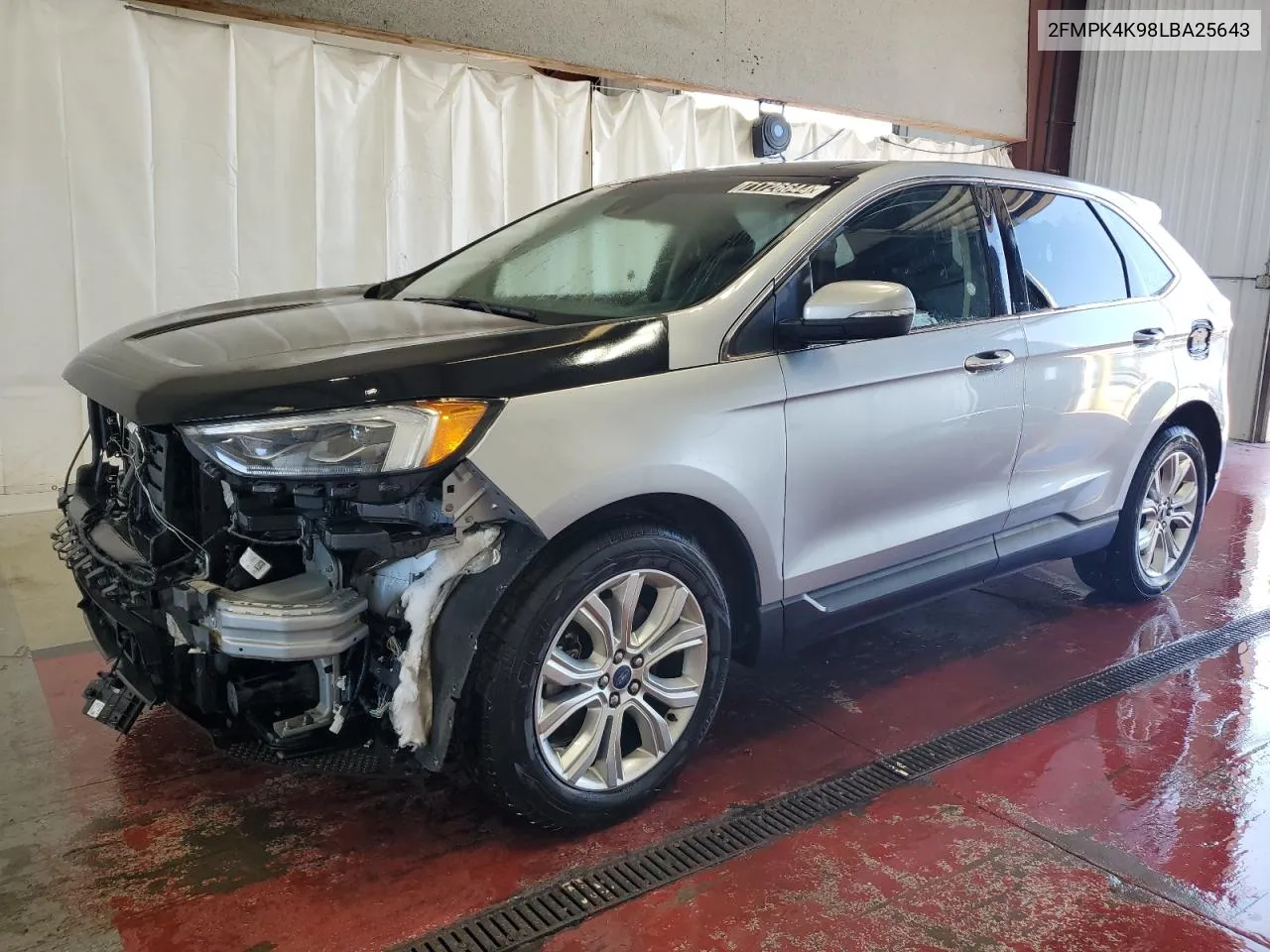 2020 Ford Edge Titanium VIN: 2FMPK4K98LBA25643 Lot: 71726644