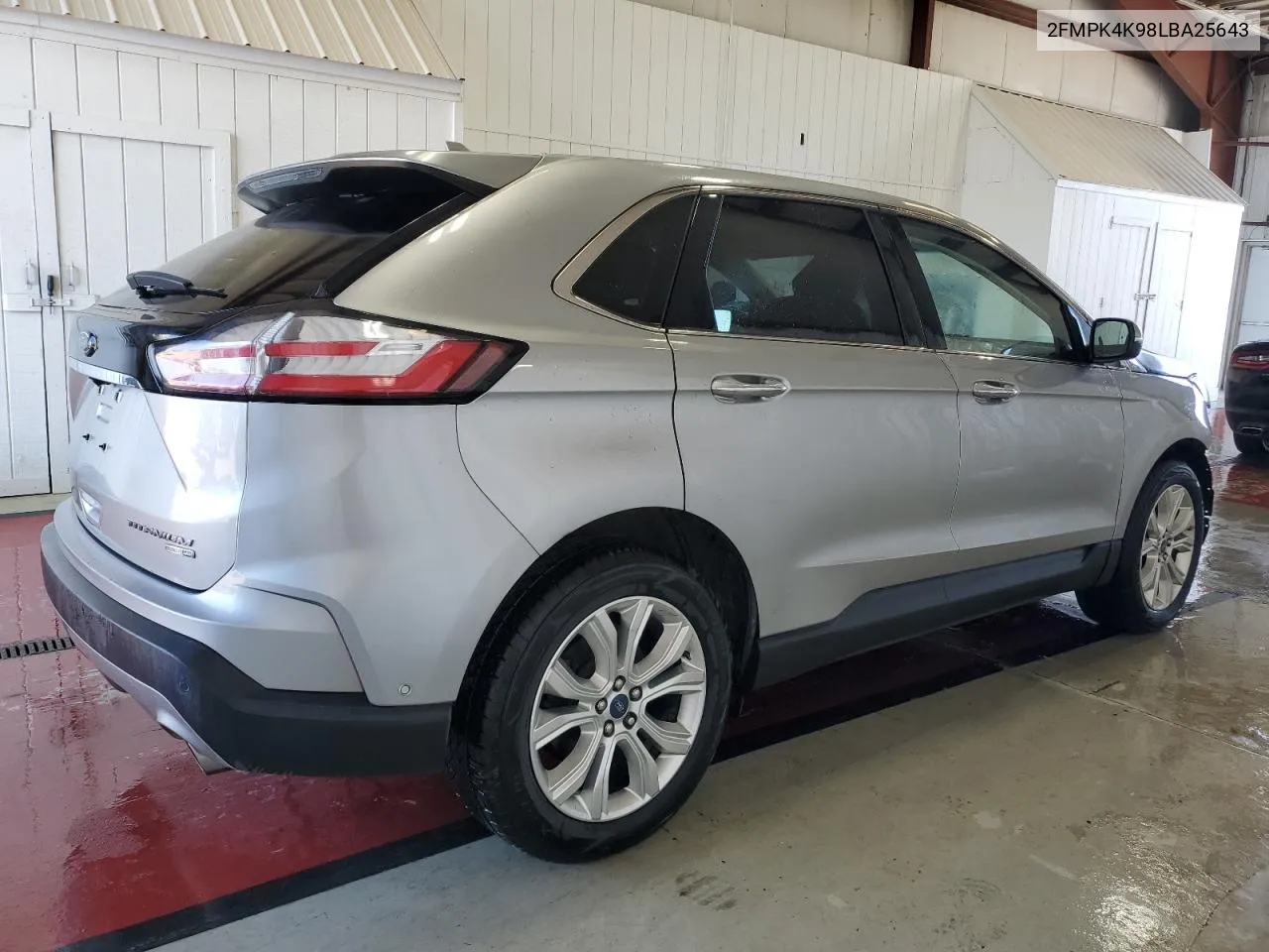 2020 Ford Edge Titanium VIN: 2FMPK4K98LBA25643 Lot: 71726644