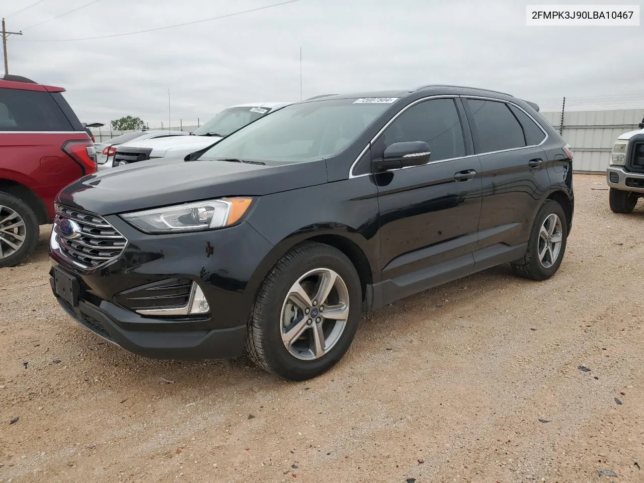 2020 Ford Edge Sel VIN: 2FMPK3J90LBA10467 Lot: 72087504