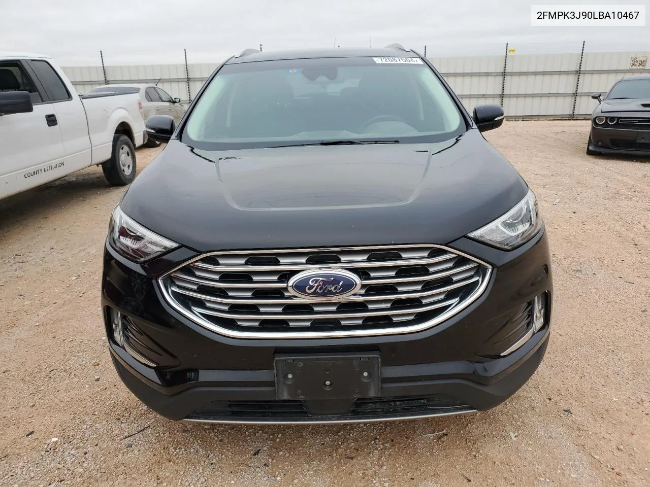 2020 Ford Edge Sel VIN: 2FMPK3J90LBA10467 Lot: 72087504