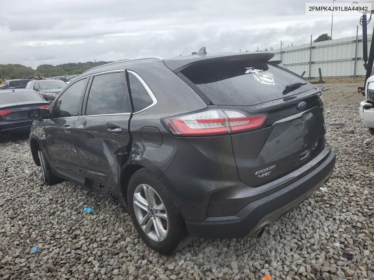 2020 Ford Edge Sel VIN: 2FMPK4J91LBA44942 Lot: 72184784