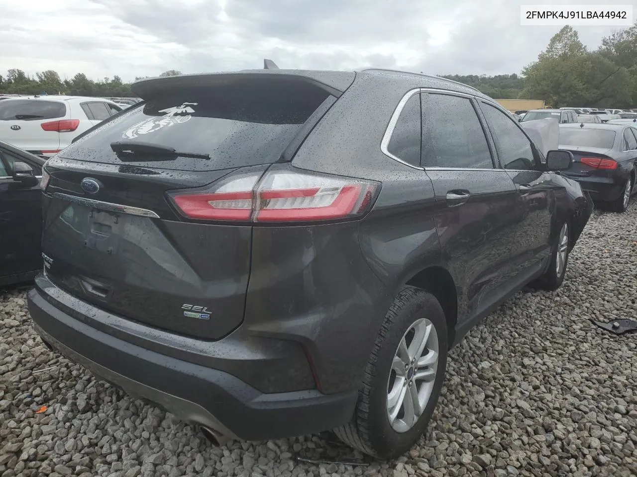 2020 Ford Edge Sel VIN: 2FMPK4J91LBA44942 Lot: 72184784