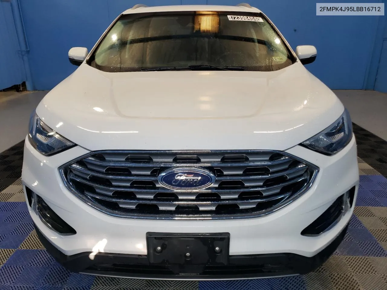 2020 Ford Edge Sel VIN: 2FMPK4J95LBB16712 Lot: 72398404