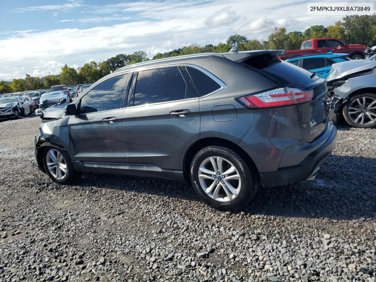 2020 Ford Edge Sel VIN: 2FMPK3J9XLBA73849 Lot: 72417914