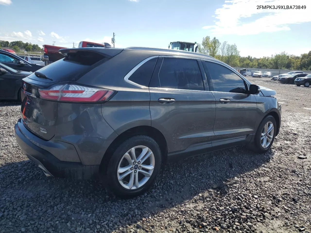 2020 Ford Edge Sel VIN: 2FMPK3J9XLBA73849 Lot: 72417914