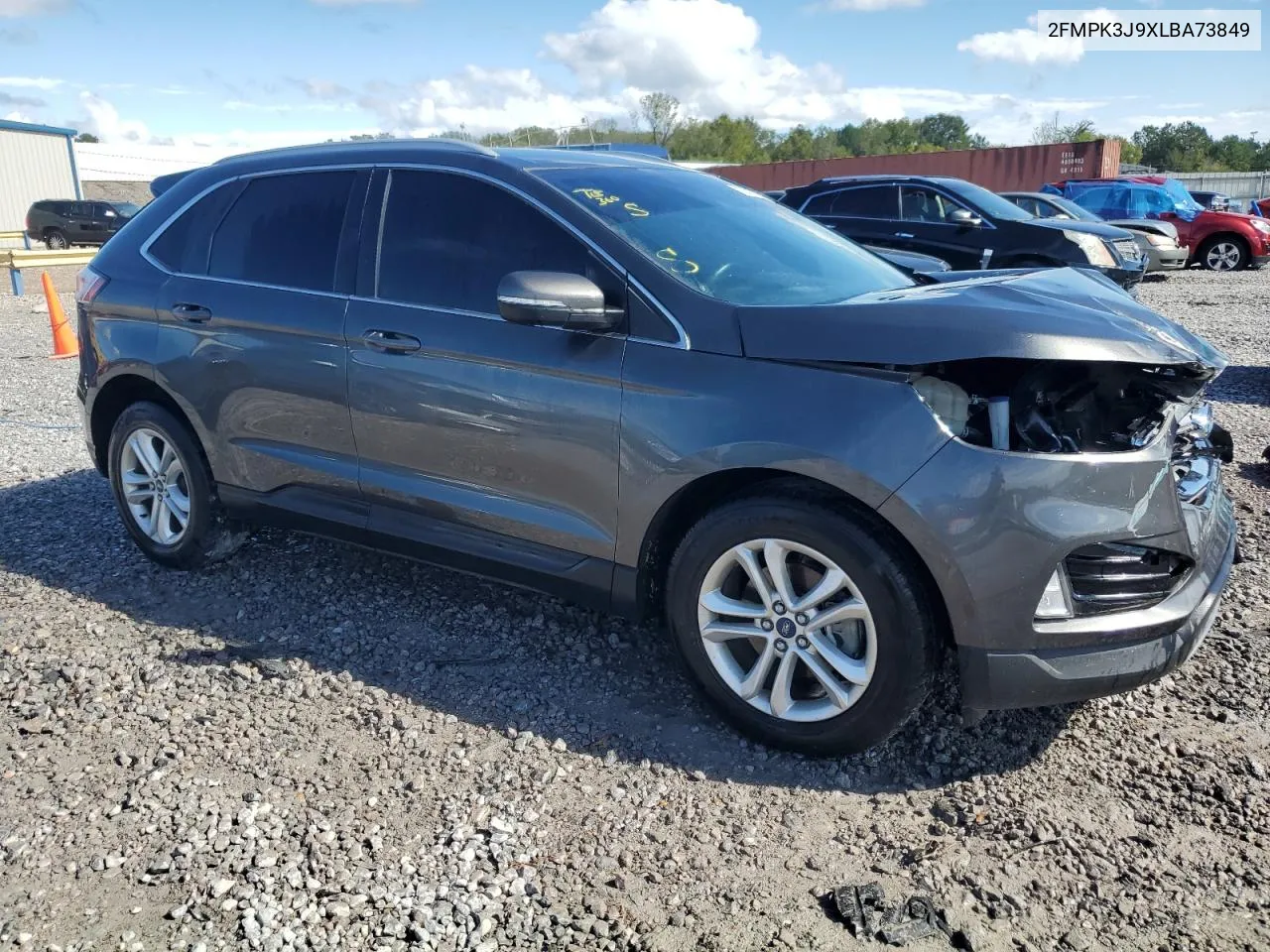 2020 Ford Edge Sel VIN: 2FMPK3J9XLBA73849 Lot: 72417914