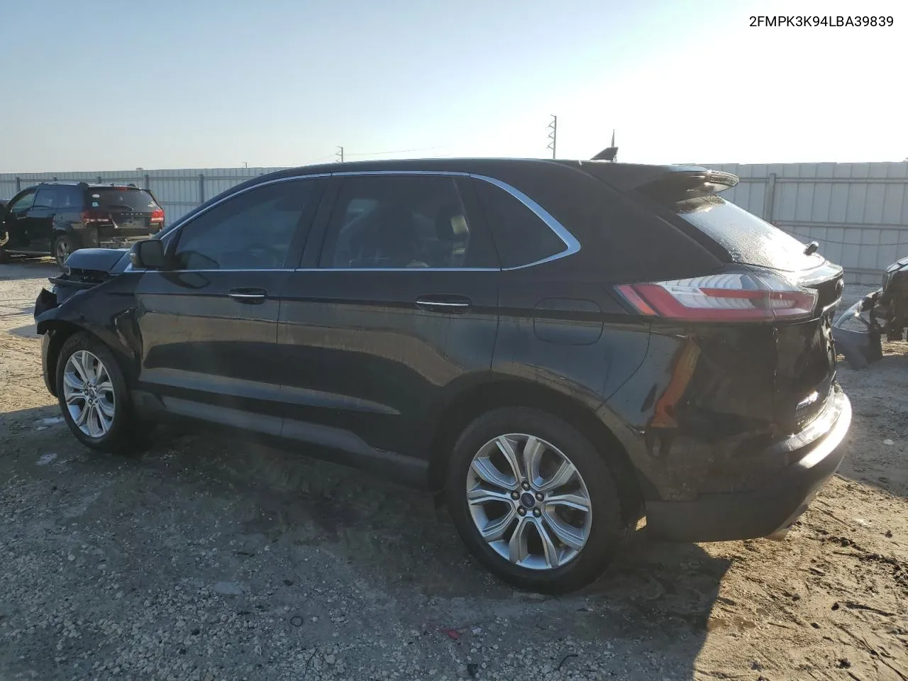 2020 Ford Edge Titanium VIN: 2FMPK3K94LBA39839 Lot: 72460534