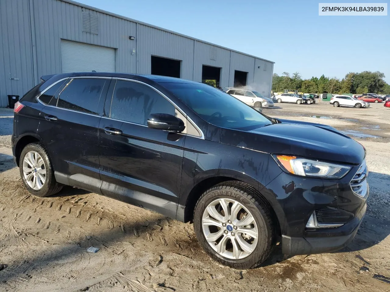 2020 Ford Edge Titanium VIN: 2FMPK3K94LBA39839 Lot: 72460534