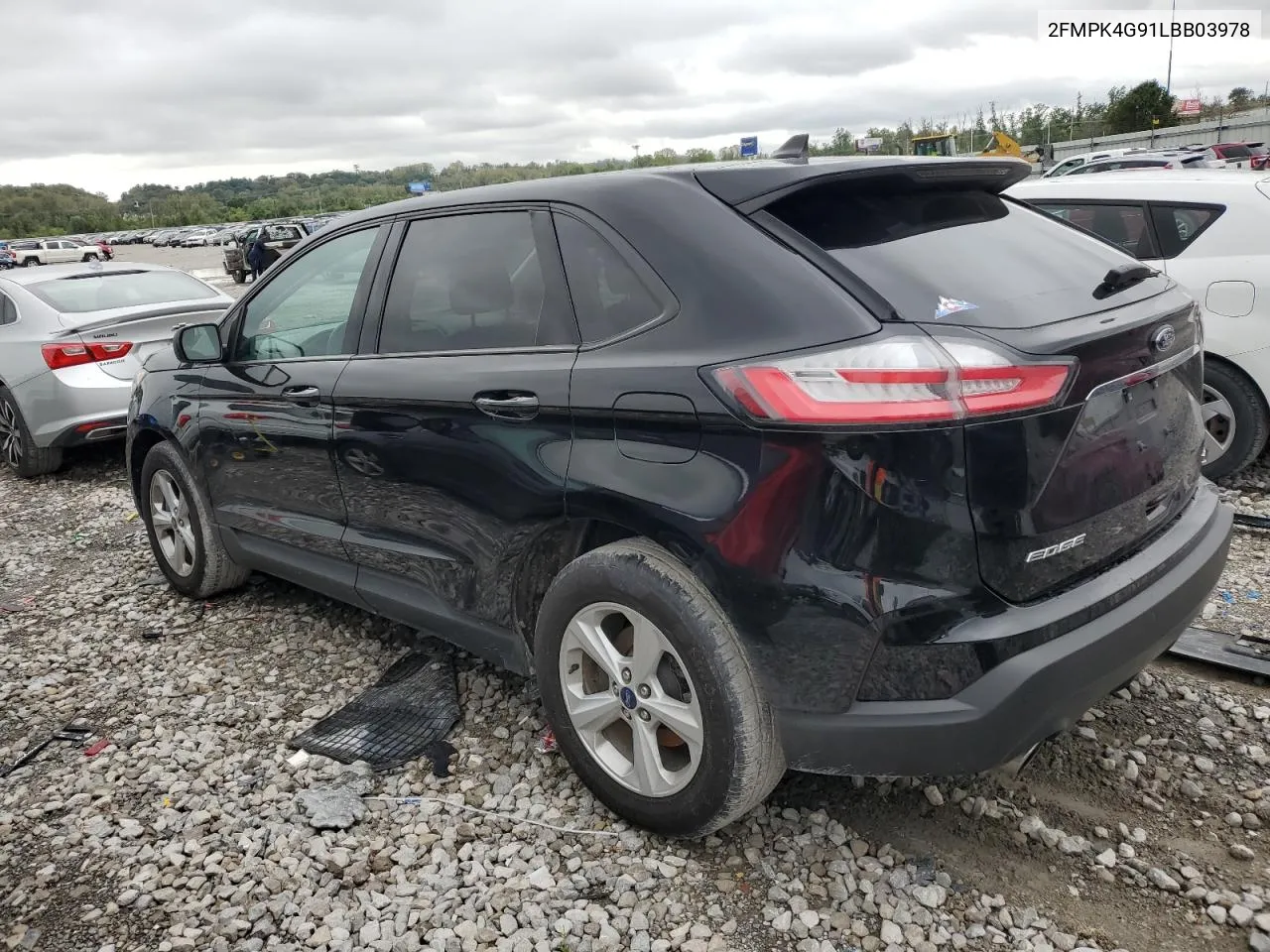 2020 Ford Edge Se VIN: 2FMPK4G91LBB03978 Lot: 72525674