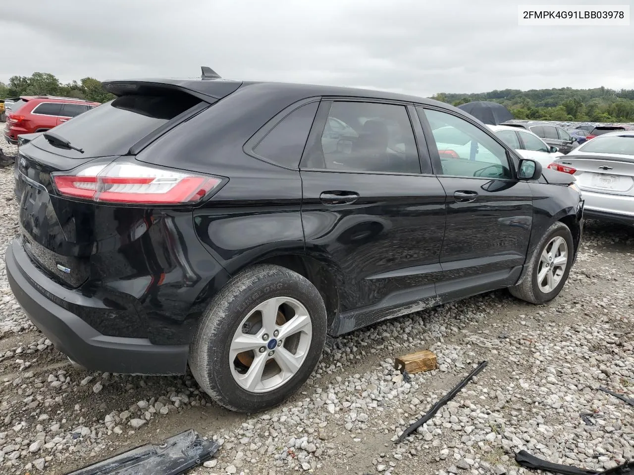 2020 Ford Edge Se VIN: 2FMPK4G91LBB03978 Lot: 72525674