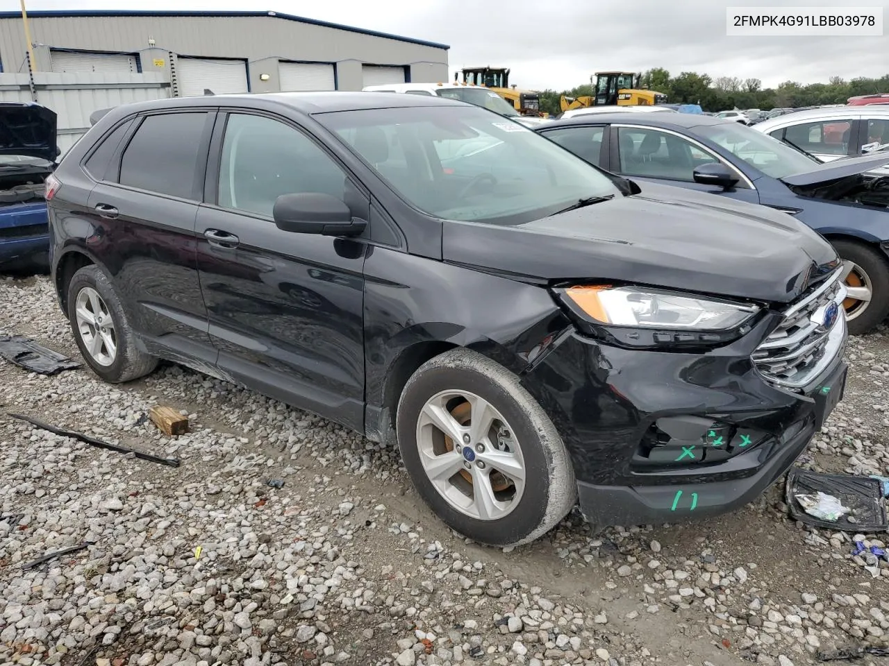 2020 Ford Edge Se VIN: 2FMPK4G91LBB03978 Lot: 72525674