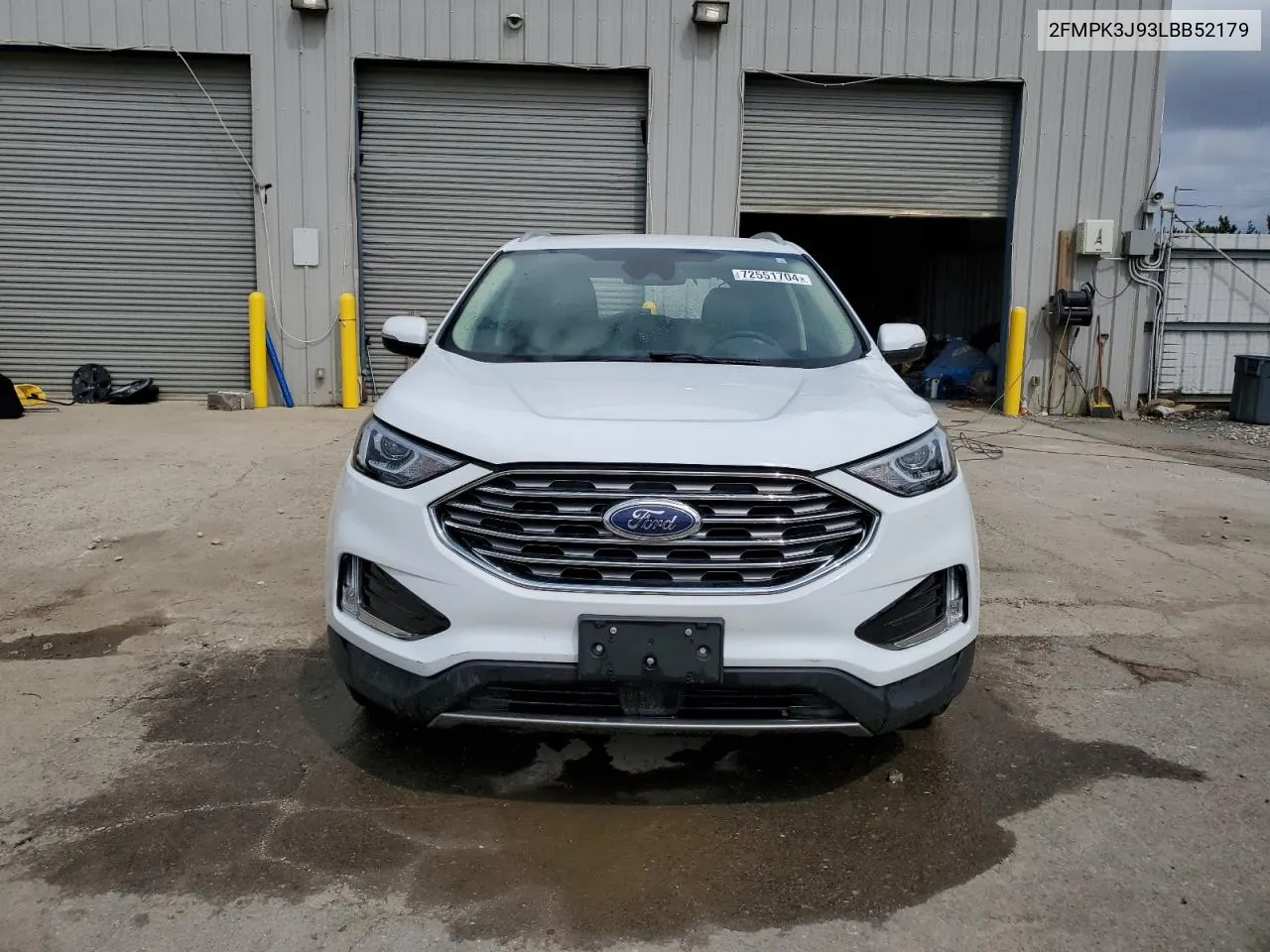 2020 Ford Edge Sel VIN: 2FMPK3J93LBB52179 Lot: 72551704