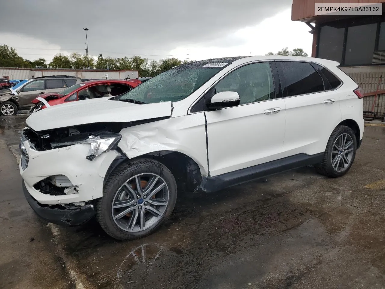 2020 Ford Edge Titanium VIN: 2FMPK4K97LBA83162 Lot: 72566944