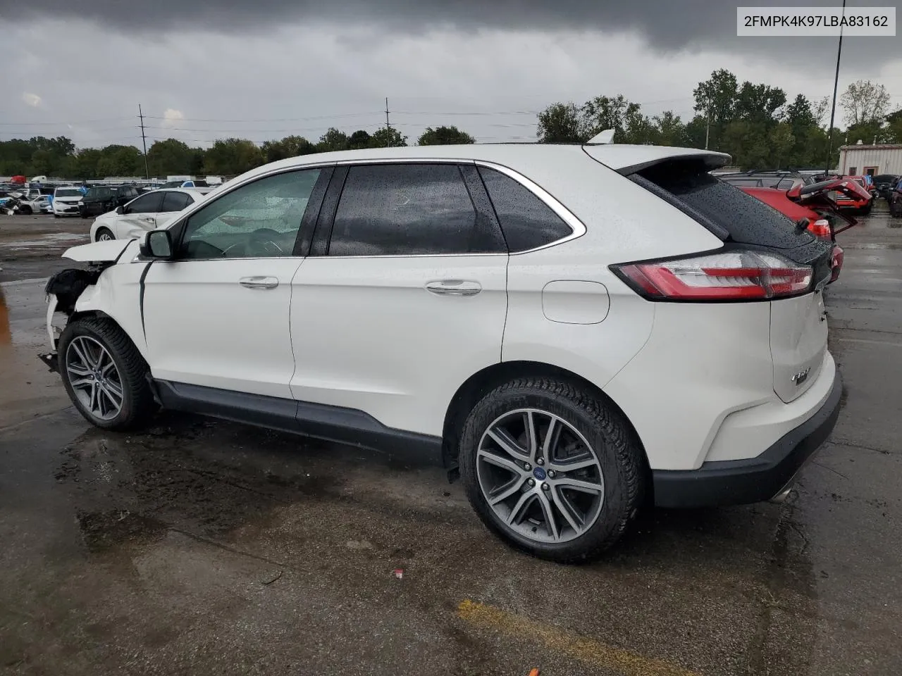 2020 Ford Edge Titanium VIN: 2FMPK4K97LBA83162 Lot: 72566944