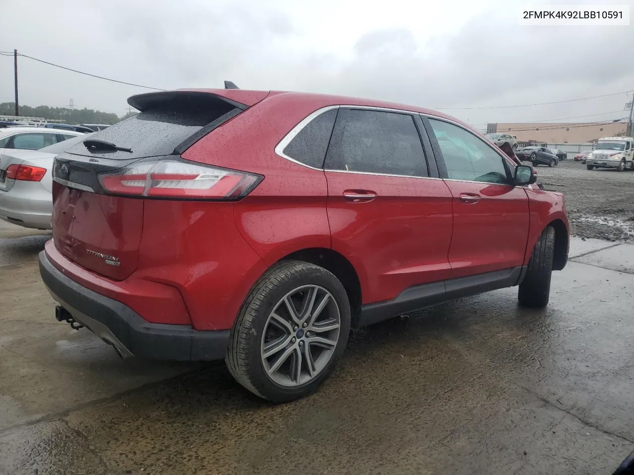 2020 Ford Edge Titanium VIN: 2FMPK4K92LBB10591 Lot: 72596764