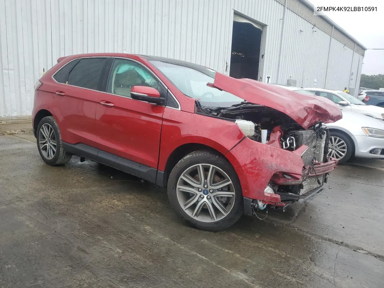 2020 Ford Edge Titanium VIN: 2FMPK4K92LBB10591 Lot: 72596764