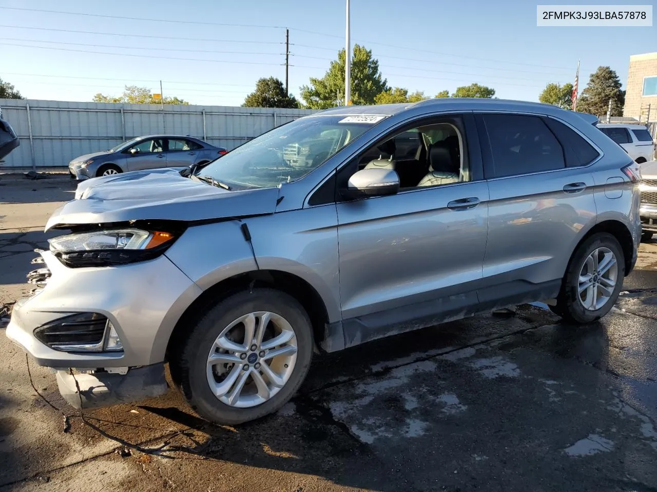 2020 Ford Edge Sel VIN: 2FMPK3J93LBA57878 Lot: 72772524