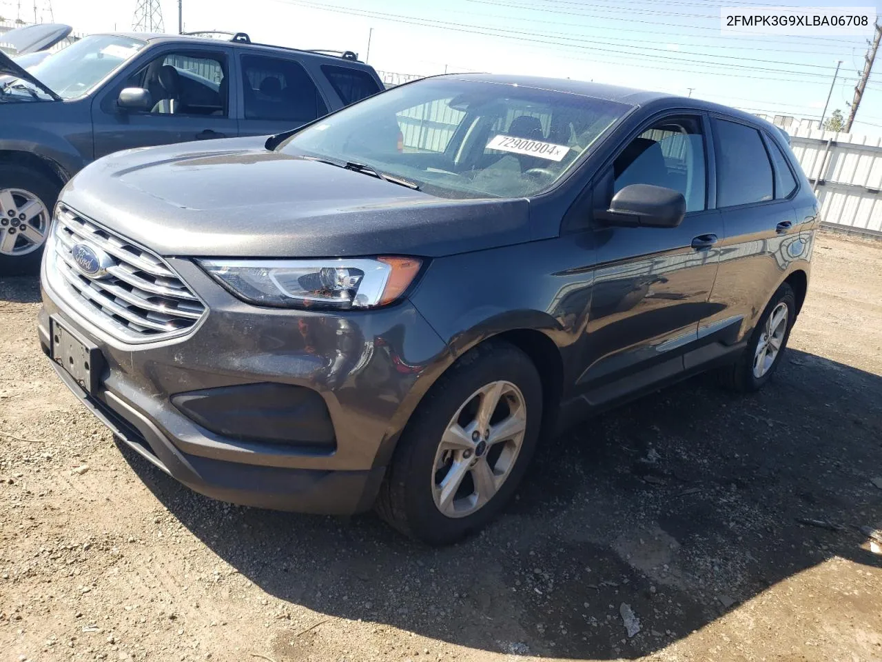 2020 Ford Edge Se VIN: 2FMPK3G9XLBA06708 Lot: 72900904