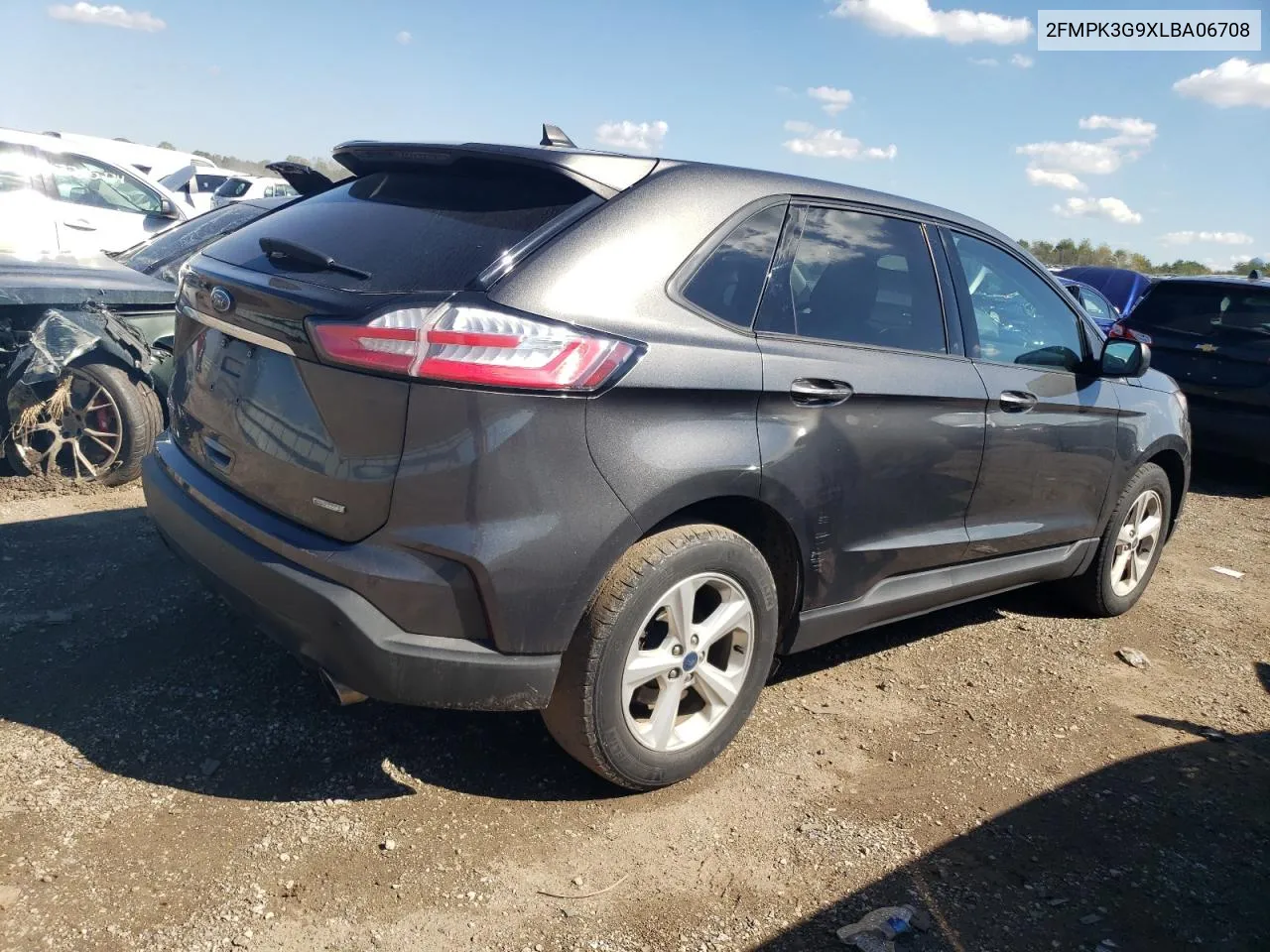 2020 Ford Edge Se VIN: 2FMPK3G9XLBA06708 Lot: 72900904