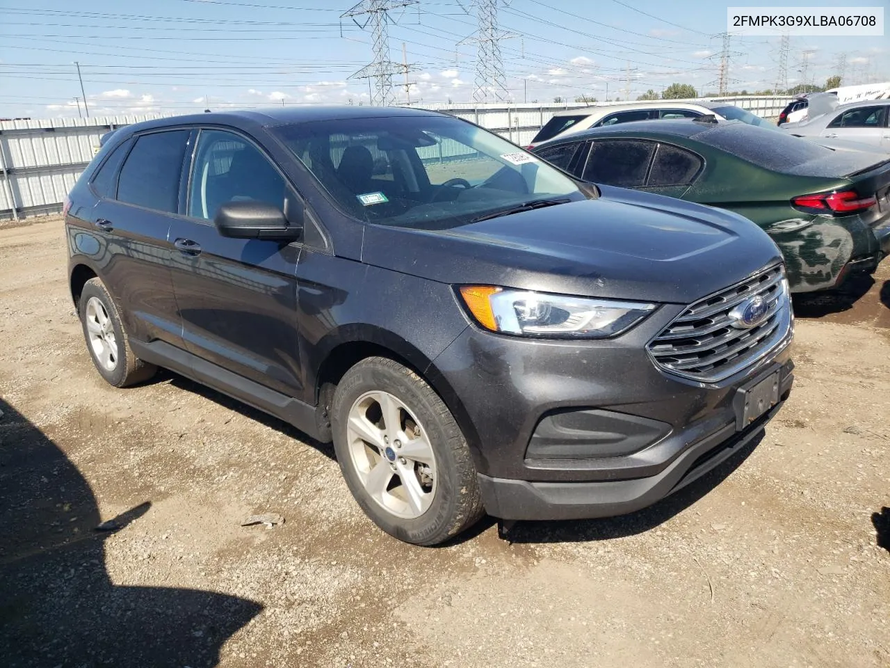 2020 Ford Edge Se VIN: 2FMPK3G9XLBA06708 Lot: 72900904