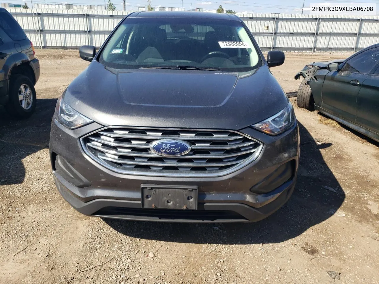 2020 Ford Edge Se VIN: 2FMPK3G9XLBA06708 Lot: 72900904