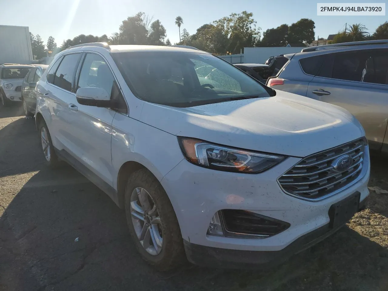 2020 Ford Edge Sel VIN: 2FMPK4J94LBA73920 Lot: 72974514