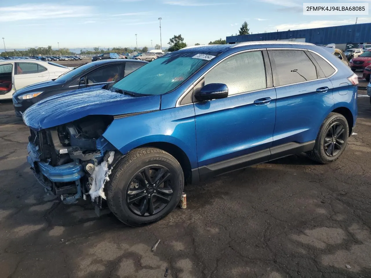 2020 Ford Edge Sel VIN: 2FMPK4J94LBA68085 Lot: 73017954