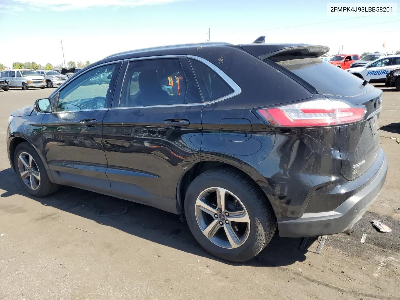 2020 Ford Edge Sel VIN: 2FMPK4J93LBB58201 Lot: 73134734