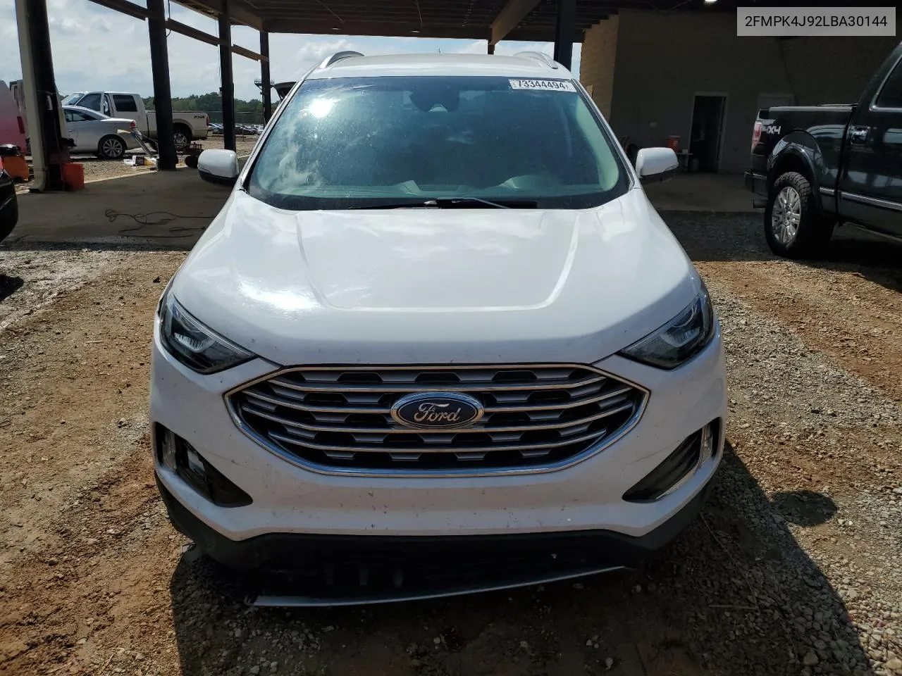 2020 Ford Edge Sel VIN: 2FMPK4J92LBA30144 Lot: 73344494