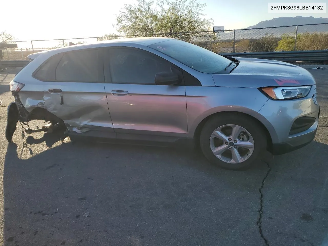 2020 Ford Edge Se VIN: 2FMPK3G98LBB14132 Lot: 73601134