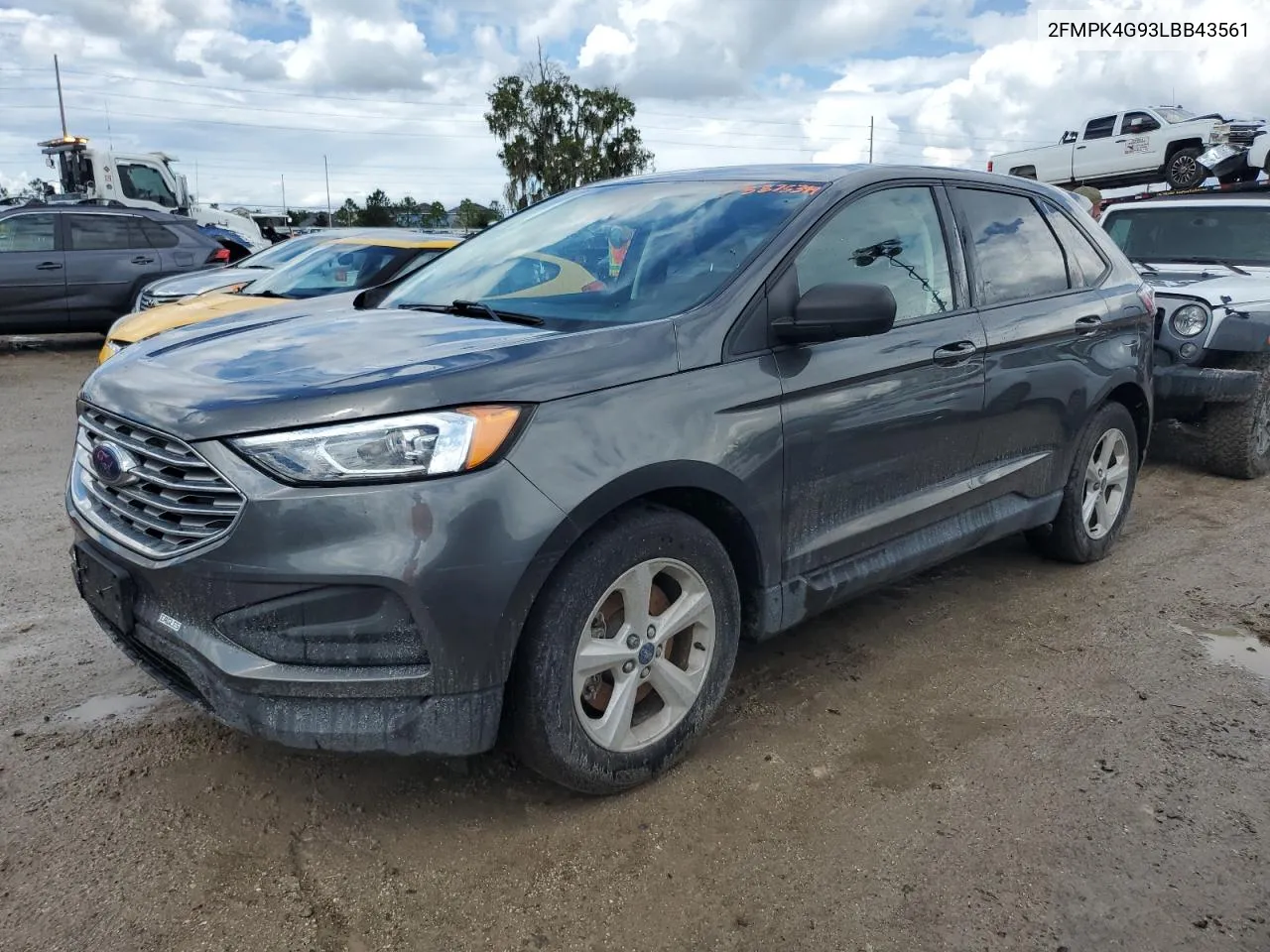 2020 Ford Edge Se VIN: 2FMPK4G93LBB43561 Lot: 73875394