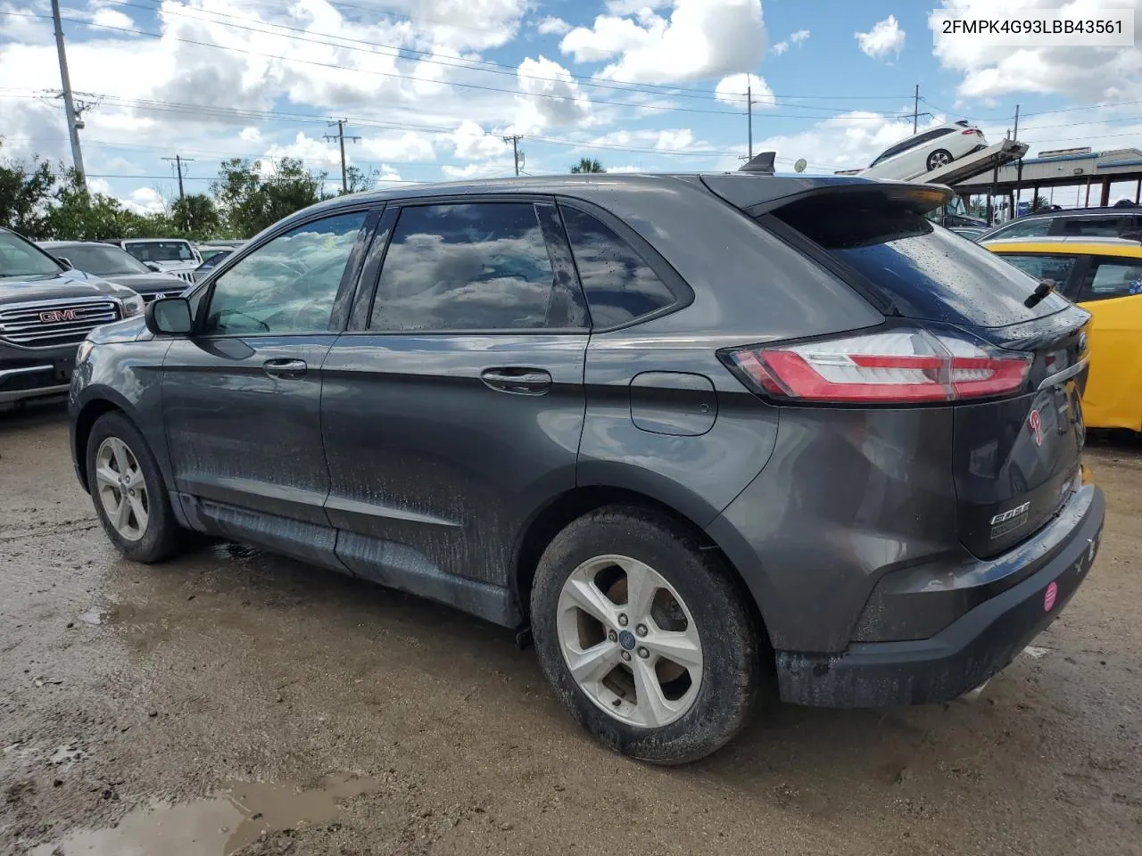 2020 Ford Edge Se VIN: 2FMPK4G93LBB43561 Lot: 73875394