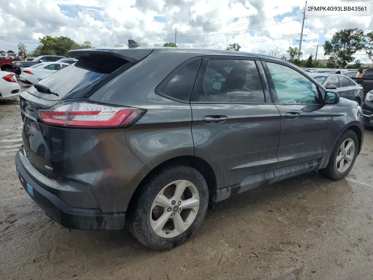 2020 Ford Edge Se VIN: 2FMPK4G93LBB43561 Lot: 73875394