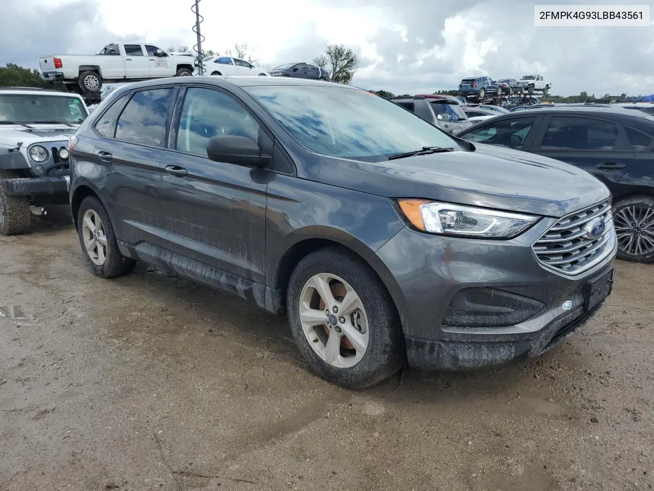 2020 Ford Edge Se VIN: 2FMPK4G93LBB43561 Lot: 73875394