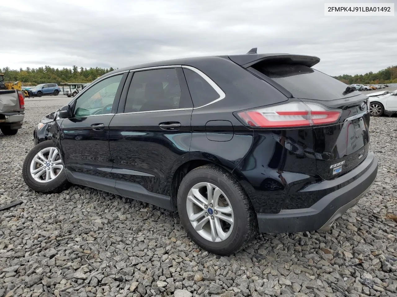 2020 Ford Edge Sel VIN: 2FMPK4J91LBA01492 Lot: 73984934