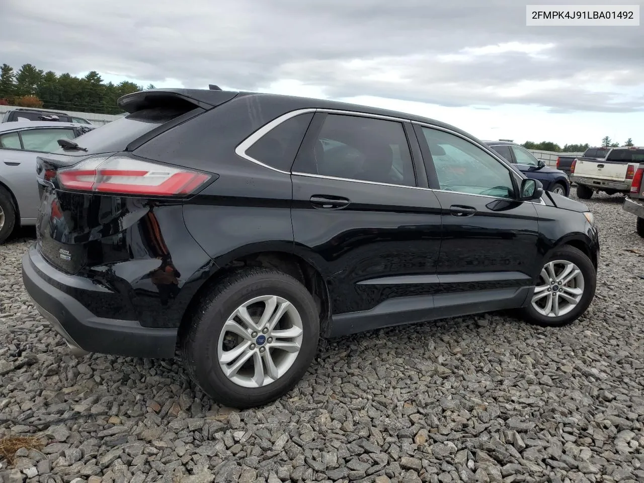 2020 Ford Edge Sel VIN: 2FMPK4J91LBA01492 Lot: 73984934