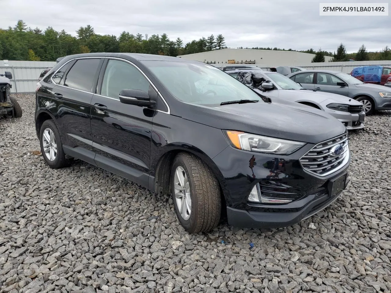 2020 Ford Edge Sel VIN: 2FMPK4J91LBA01492 Lot: 73984934