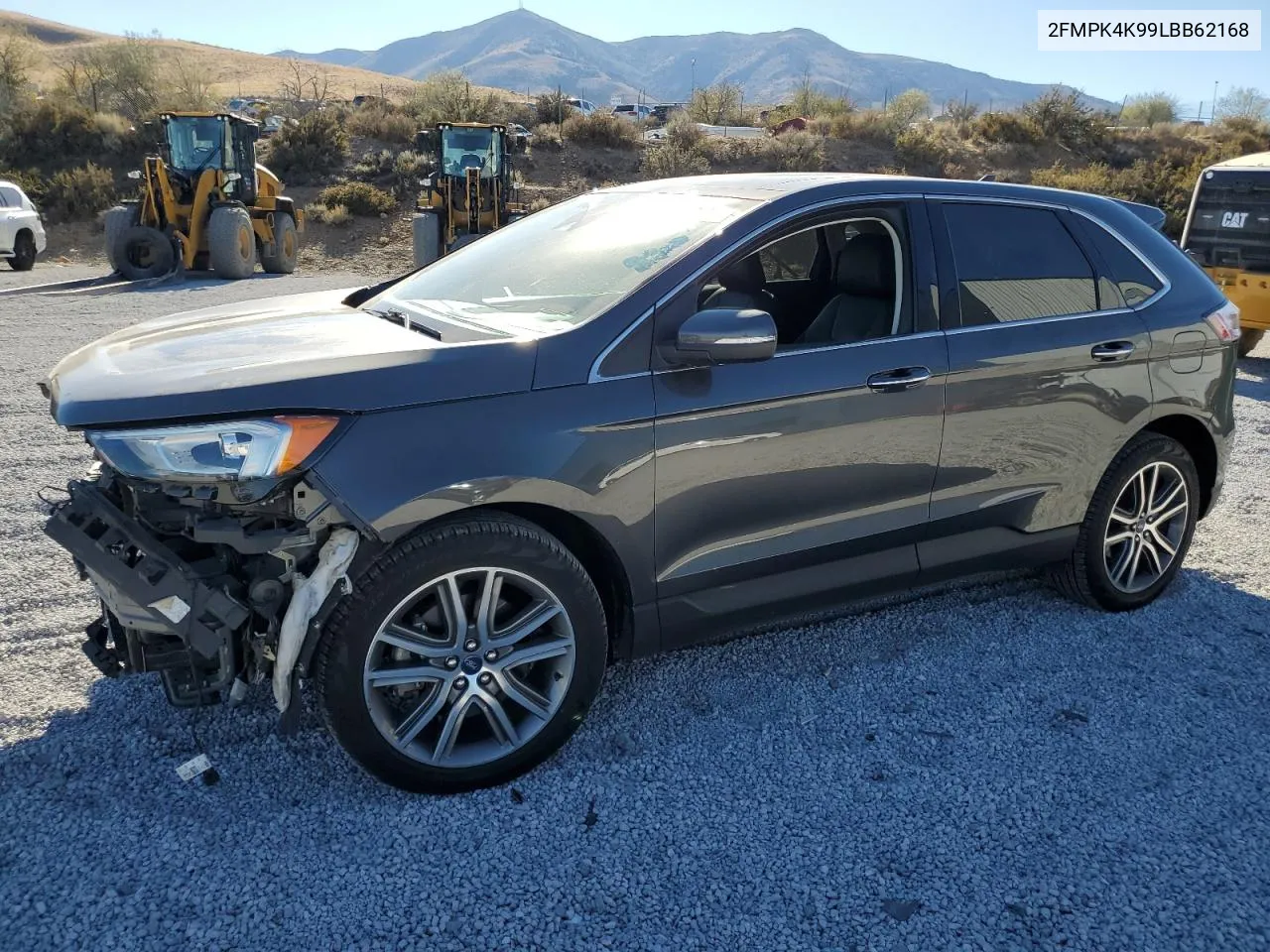 2020 Ford Edge Titanium VIN: 2FMPK4K99LBB62168 Lot: 74123624