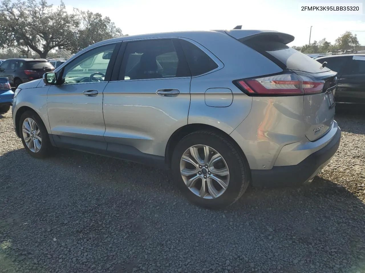 2020 Ford Edge Titanium VIN: 2FMPK3K95LBB35320 Lot: 74134614