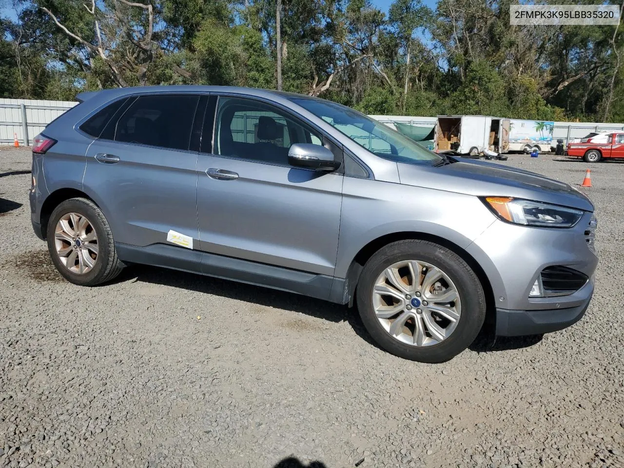 2020 Ford Edge Titanium VIN: 2FMPK3K95LBB35320 Lot: 74134614