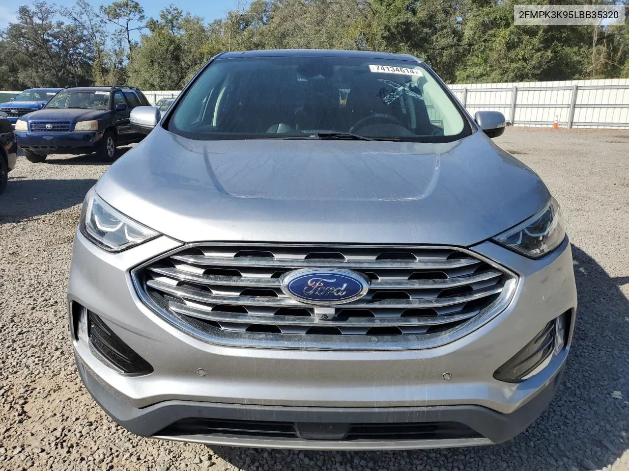 2020 Ford Edge Titanium VIN: 2FMPK3K95LBB35320 Lot: 74134614