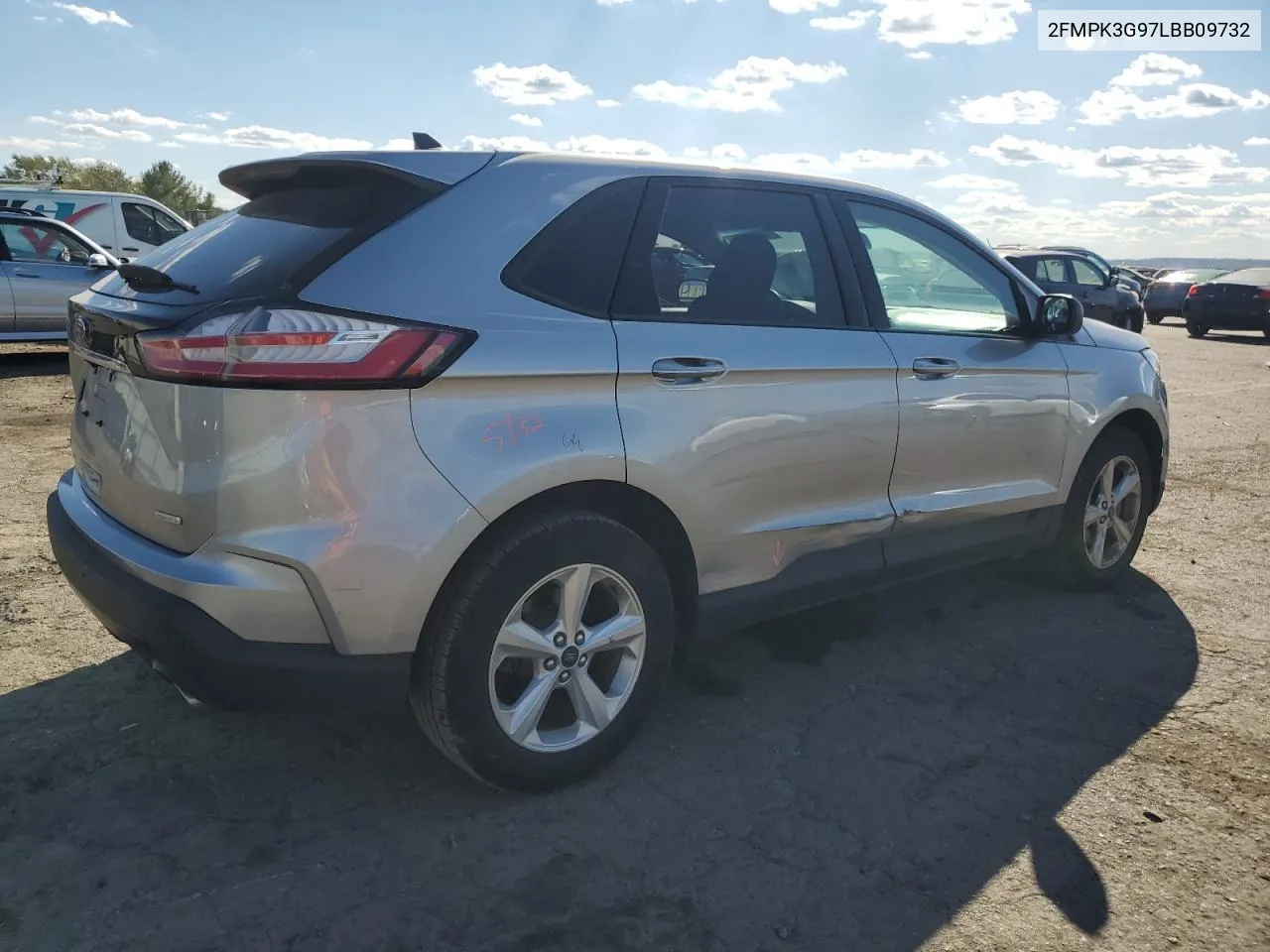 2020 Ford Edge Se VIN: 2FMPK3G97LBB09732 Lot: 74373364