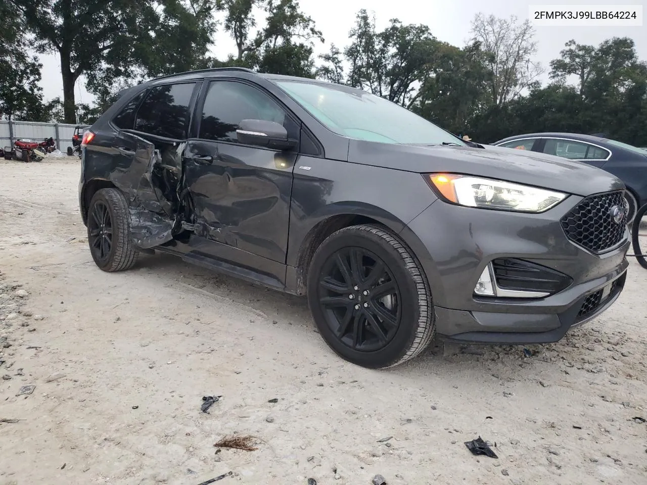 2020 Ford Edge Sel VIN: 2FMPK3J99LBB64224 Lot: 74426734