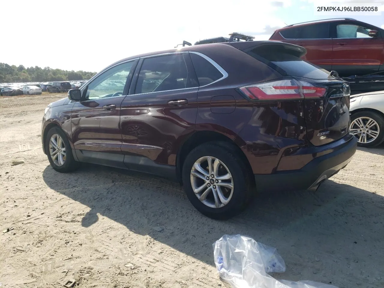 2020 Ford Edge Sel VIN: 2FMPK4J96LBB50058 Lot: 74459284