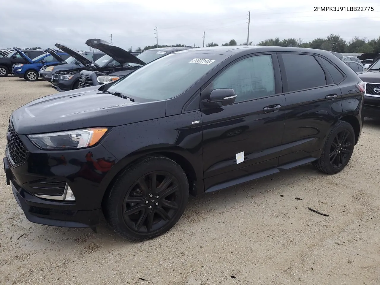 2020 Ford Edge Sel VIN: 2FMPK3J91LBB22775 Lot: 74472144