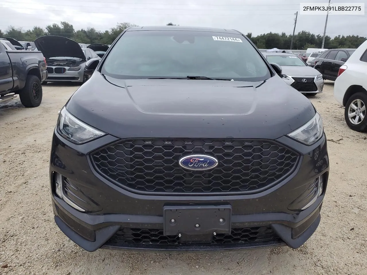 2020 Ford Edge Sel VIN: 2FMPK3J91LBB22775 Lot: 74472144