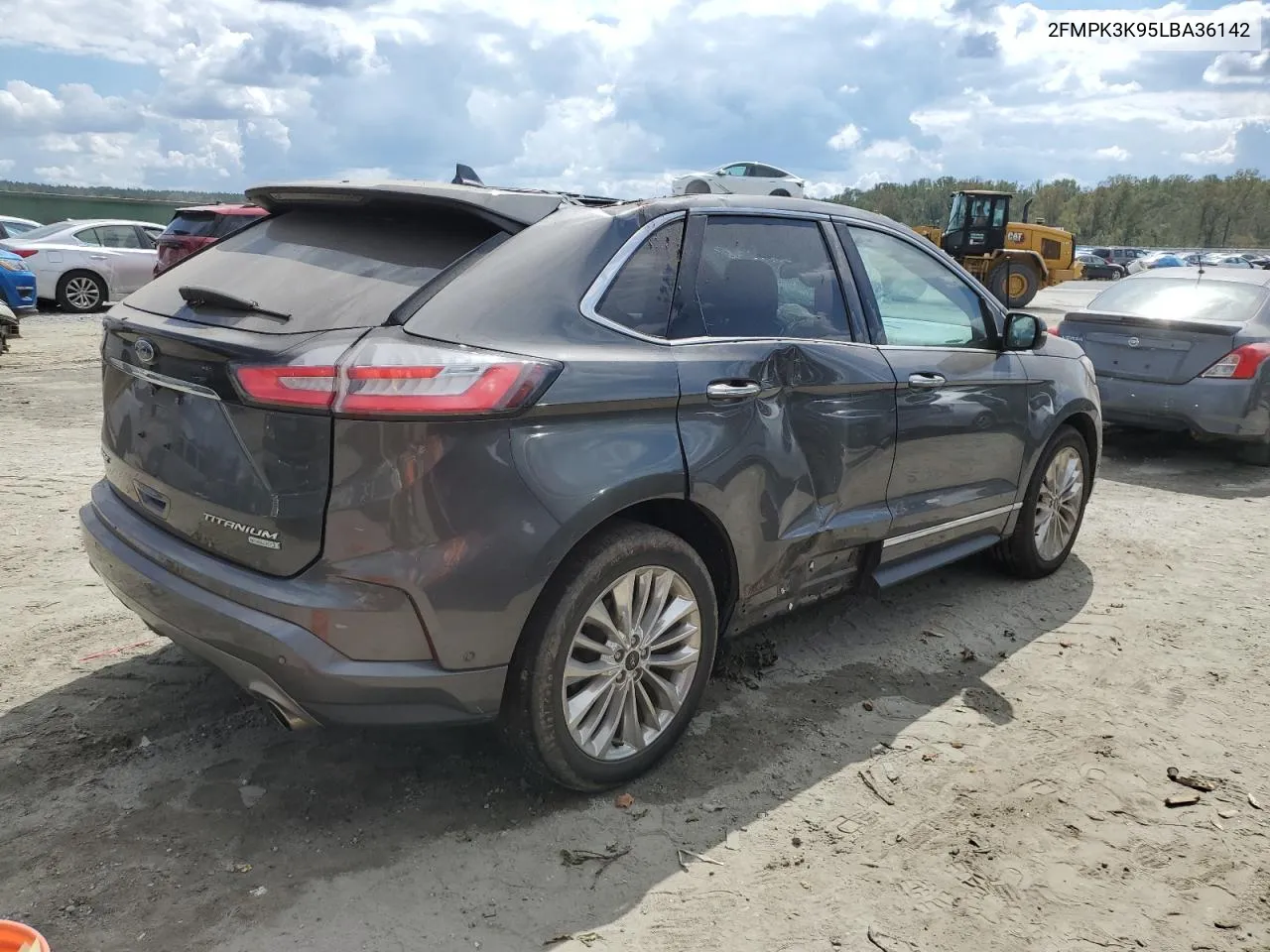 2020 Ford Edge Titanium VIN: 2FMPK3K95LBA36142 Lot: 74487164