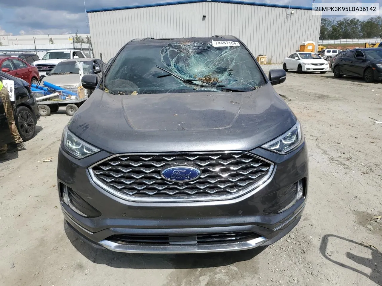 2020 Ford Edge Titanium VIN: 2FMPK3K95LBA36142 Lot: 74487164