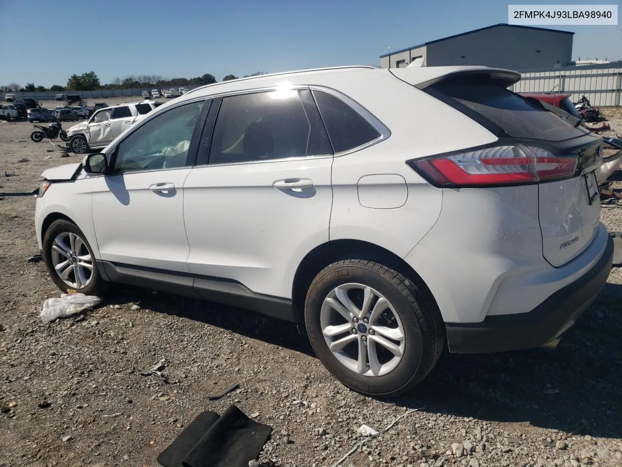 2020 Ford Edge Sel VIN: 2FMPK4J93LBA98940 Lot: 74614394