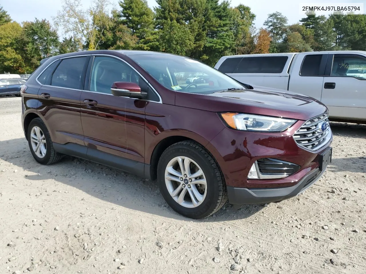 2020 Ford Edge Sel VIN: 2FMPK4J97LBA65794 Lot: 74749124